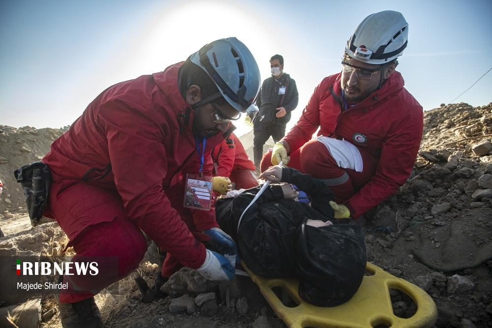 عکس/مانور مخاطرات طبیعی در همدان