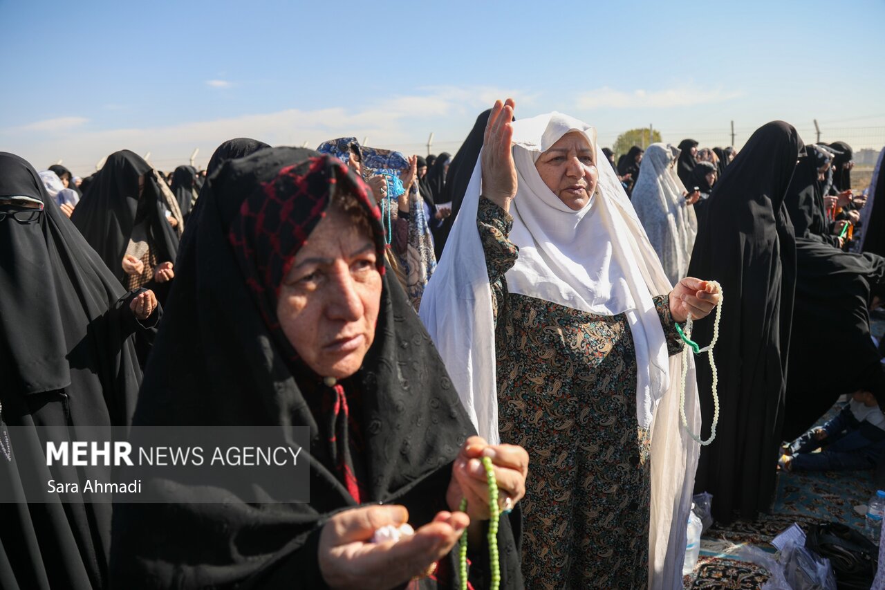 عکس/اقامه نماز باران در مشهد