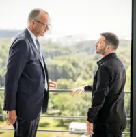 درخواست مرتس از زلنسکی: جلوی فرار جوانان اوکراینی به آلمان را بگیر