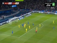 گل سوم فرانسه به اوکراین توسط امباپه