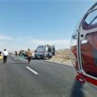 پرواز بالگرد اورژانس جهت نجات جان بیمار