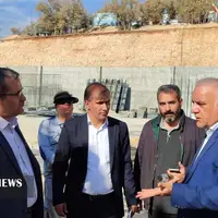 پیشرفت قابل قبول مخزن ۱۵ هزار مترمکعبی آب شرب یاسوج