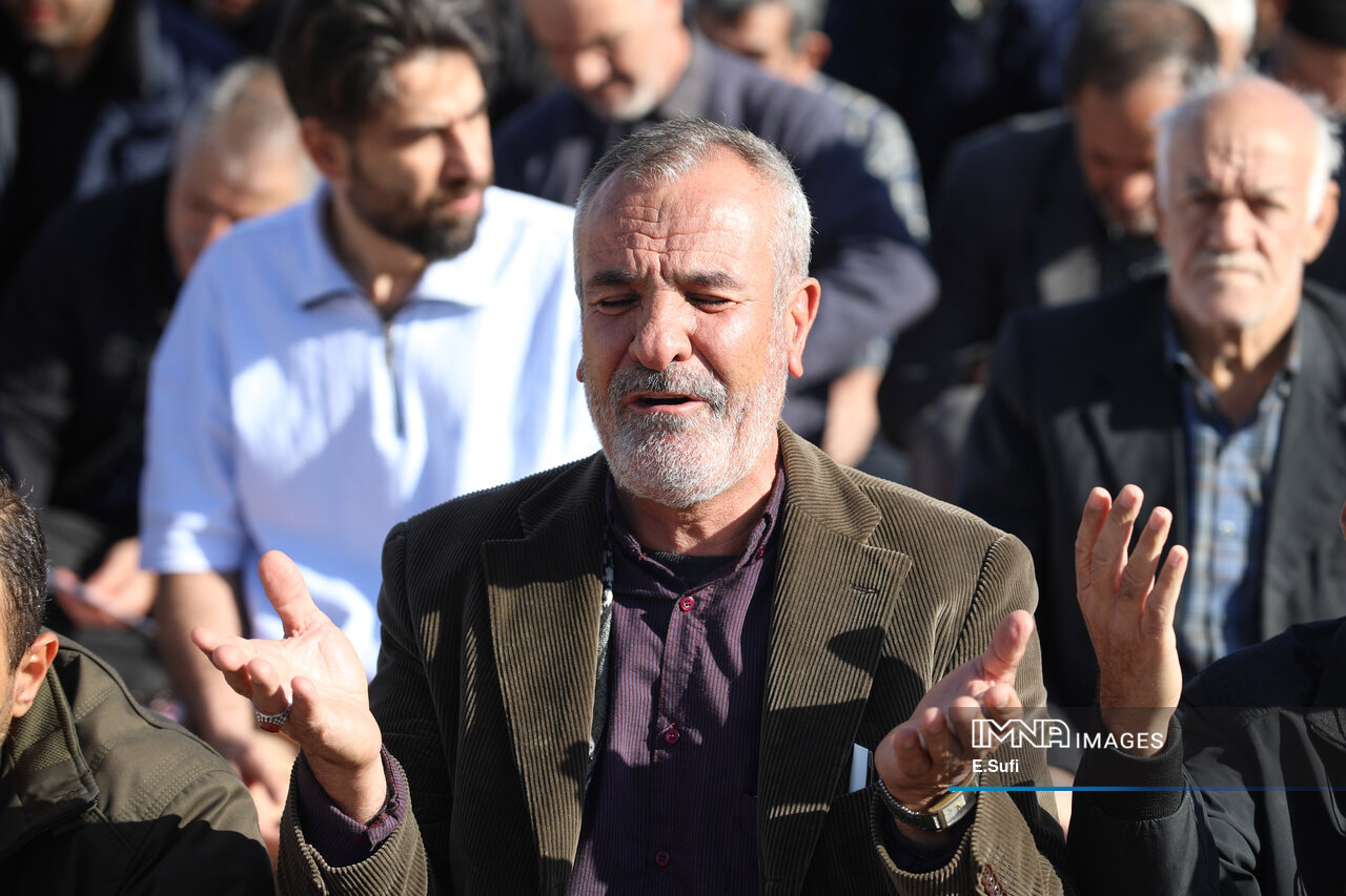 عکس/اقامه نماز طلب باران در اراک