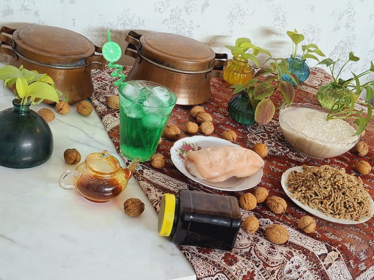 از شما/خانه ی مهتاب بانو؛ حوالی ناهار آدینه؛ فسنجون اصیل و ناب✔️🧿