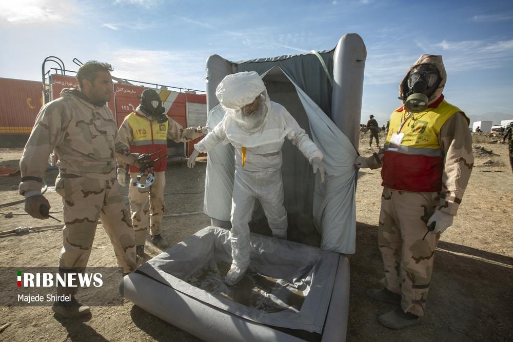 عکس/مانور مخاطرات طبیعی در همدان