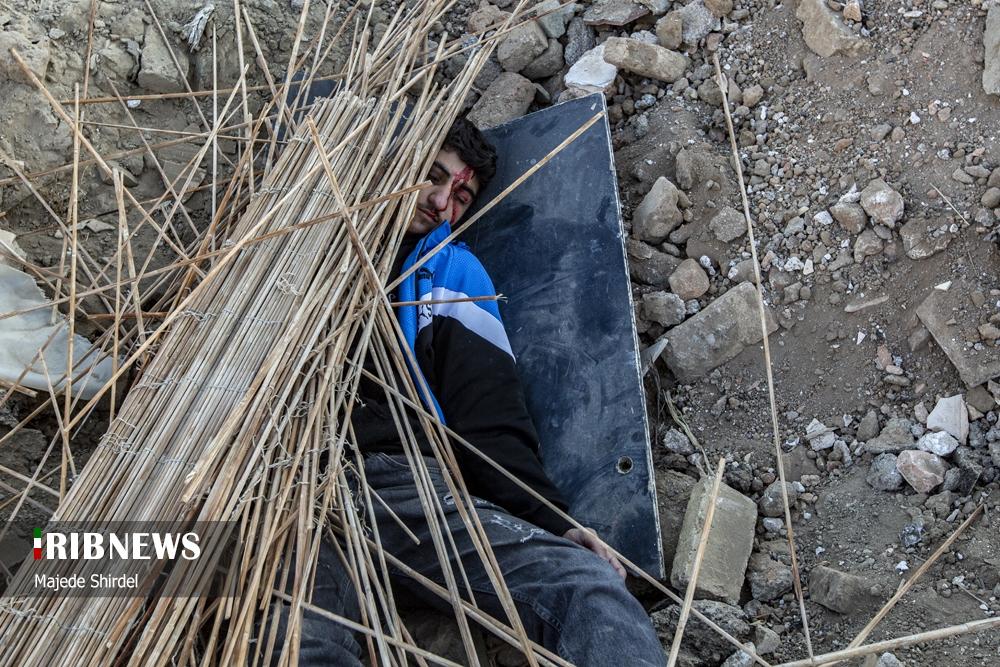 عکس/مانور مخاطرات طبیعی در همدان