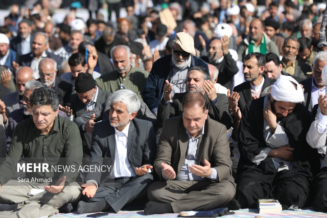 عکس/اقامه نماز باران در مشهد