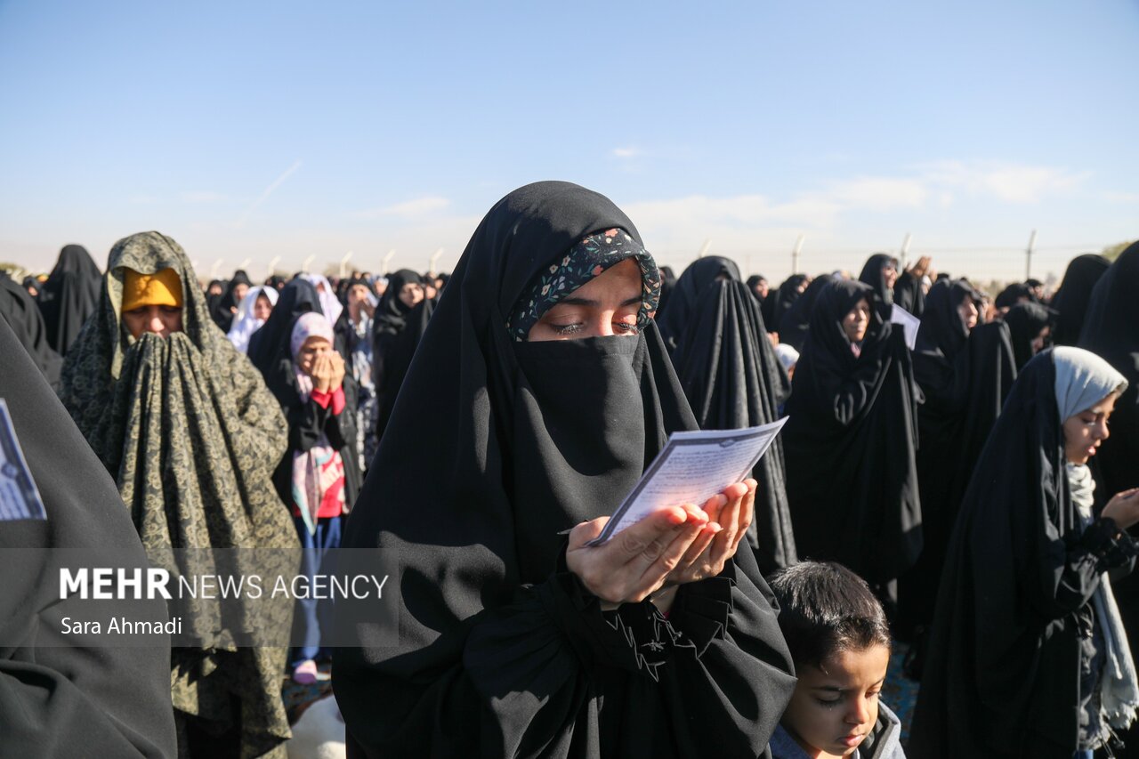 عکس/اقامه نماز باران در مشهد