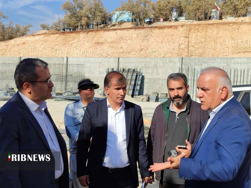 پیشرفت قابل قبول مخزن ۱۵ هزار مترمکعبی آب شرب یاسوج