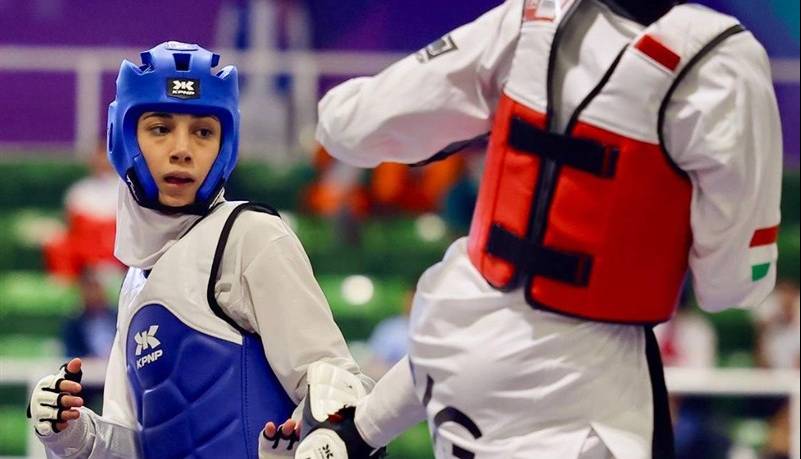 صعود ساینا کریمی به فینال تکواندو