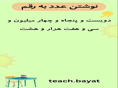 اینجوری عدد رو از حروف به رقم تبدیل کن