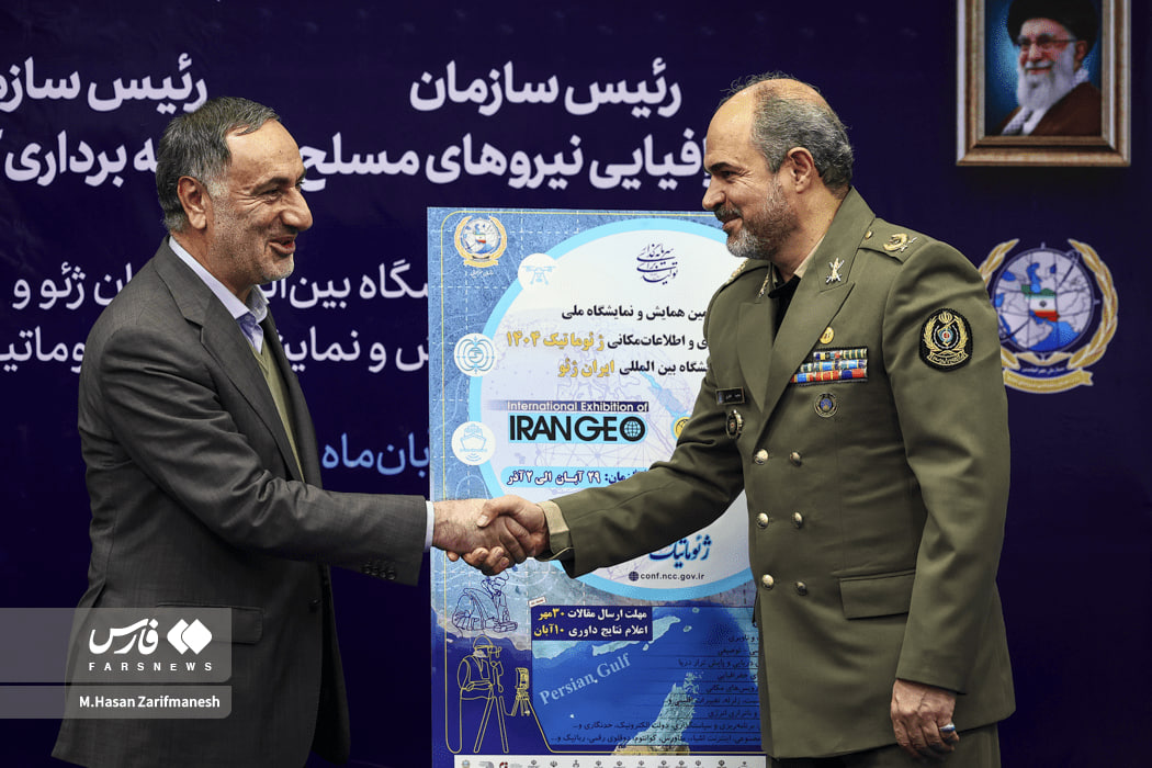 عکس/ نشست خبری رئیس سازمان جغرافیایی وزارت دفاع