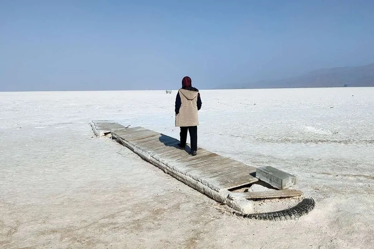 عکس/ تصاویری دردناک از دریاچه ارومیه