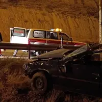 واژگونی پژو ۴۰۵ در محور سلماس - ارومیه ۲ مصدوم برجا گذاشت