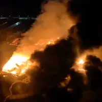 تصویر هوایی از لحظه انفجار مهیب در آرژانتین