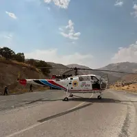 اورژانس هوایی کرمان ناجی مَرد ۵۲ ساله بردسیری شد