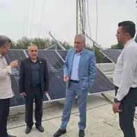 راهاندازی نیروگاه خورشیدی ۳۵ کیلوواتی در ادارهکل منابع طبیعی و آبخیزداری گلستان