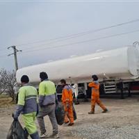 محورهای ورودی اردبیل پاکسازی شد