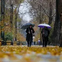 بارش خفیف و پراکنده باران در همدان