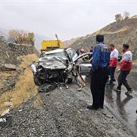 ۴ کشته و یک زخمی در سانحه رانندگی مسیر سنندج_ مریوان