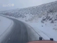 فیلم/ برفروبی محور گلهبادوش الیگودرز