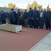 تشییع پیکر مادر خلبان شهید ابوالفضل مهدیار برگزار شد