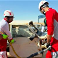 توانافزایی نیروهای امدادی ابرکوه با اجرای مانور تخصصی هلالاحمر