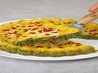 تا به حال کوکو سبزی دو رنگ خوردید؟