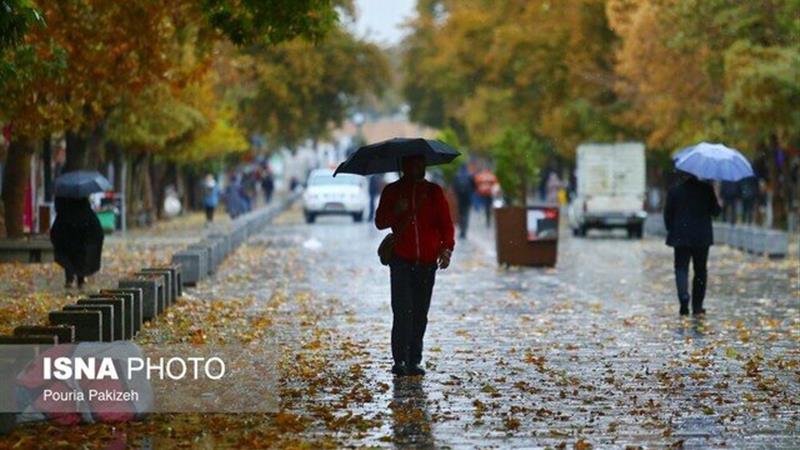 پیشبینی بارش خفیف باران در البرز