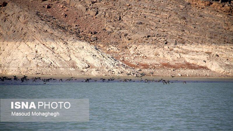 آخرین وضعیت مهمترین منبع آبی دامغان در میانه پاییز کمبارش امسال