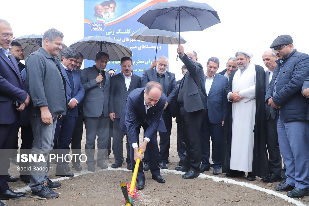 کلنگ‌زنی آبرسانی سد کلقان به بستان‌آباد و هشترود با حضور وزیران نیرو و جهاد کشاورزی