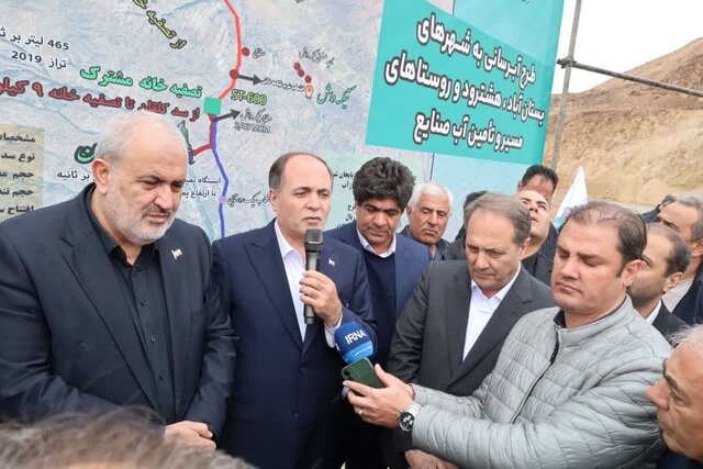 آغاز عملیات اجرایی انتقال آب سد کلقان با حضور وزرای جهاد کشاورزی و نیرو