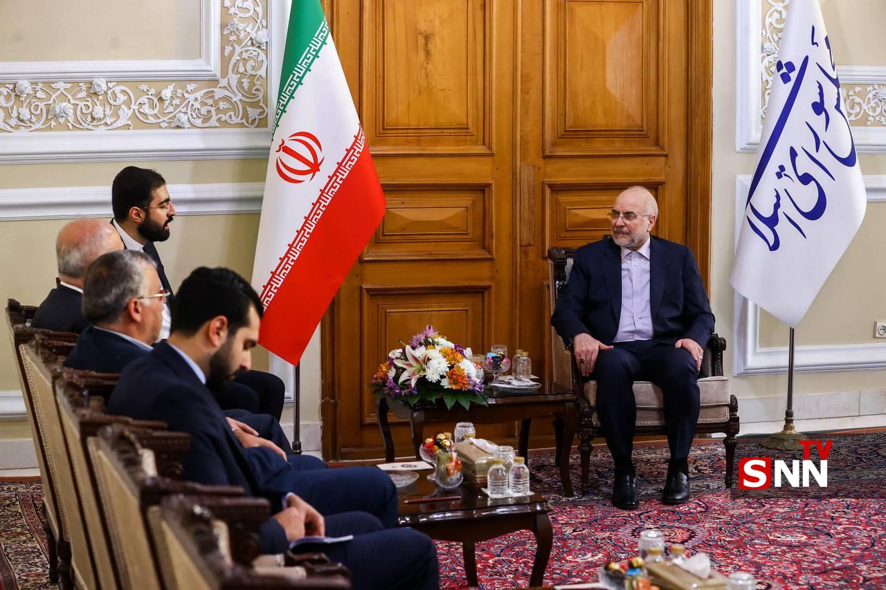 عکس/ دیدار معاون سیاسی رئیس مجلس لبنان با رئیس مجلس شورای اسلامی