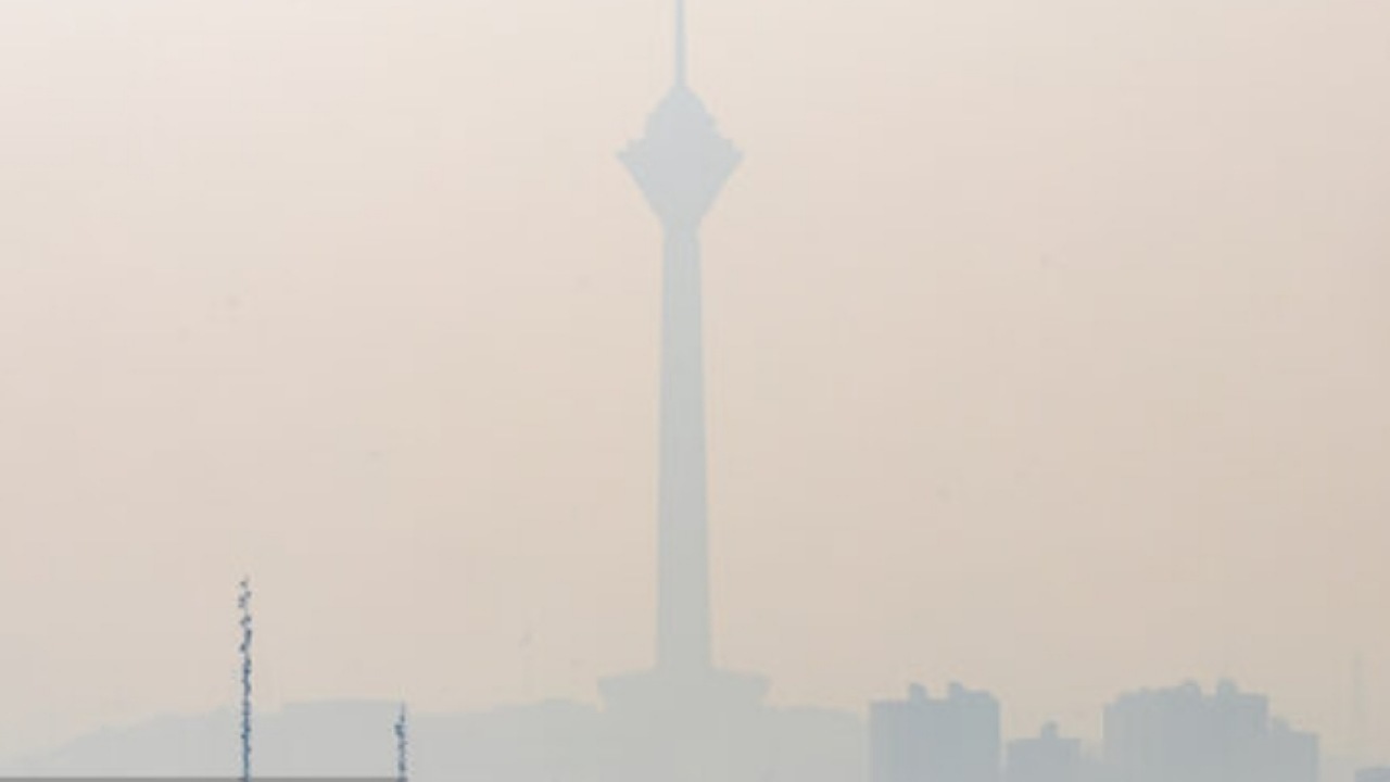 هوای تهران آلوده و در وضعیت نارنجی