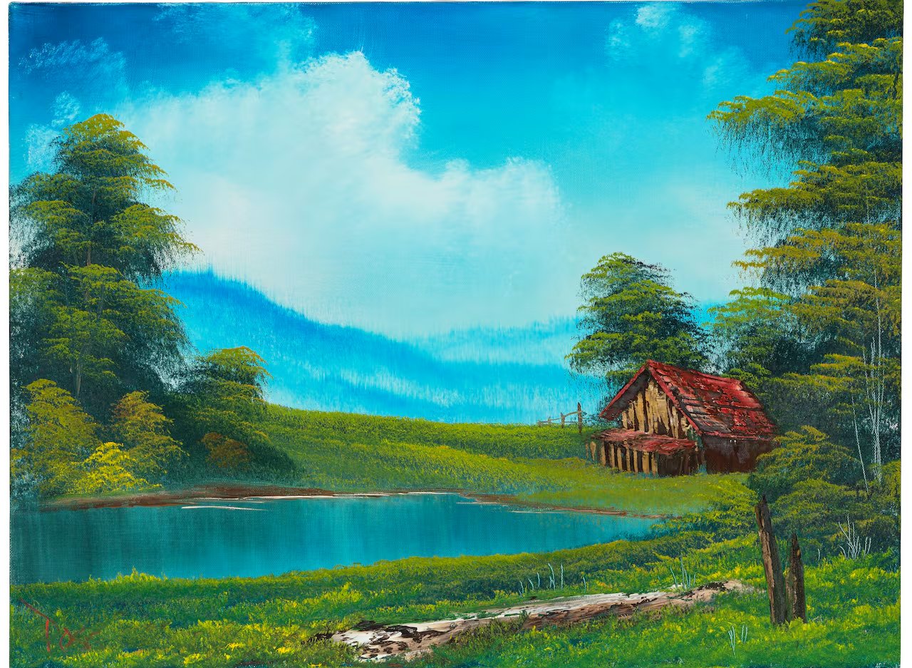 حراج سه نقاشی از باب راس برای نجات تلویزیون آمریکا