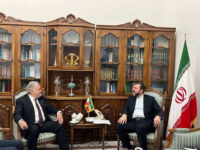 رایزنی غریبآبادی با یک مقام سازمان ملل