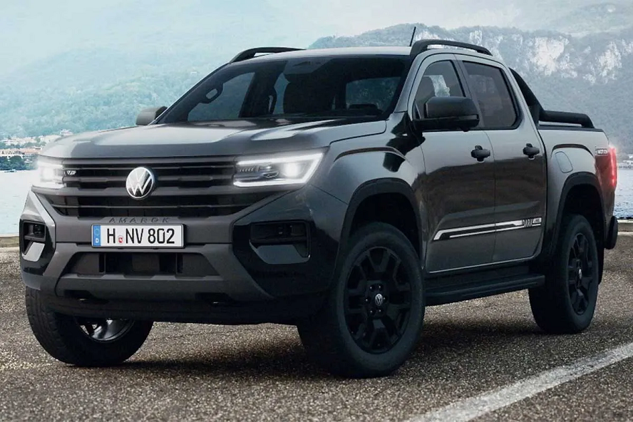 معرفی فولکسواگن آماروک دارک لیبل، پیکاپ مشکی پوش با موتور V6