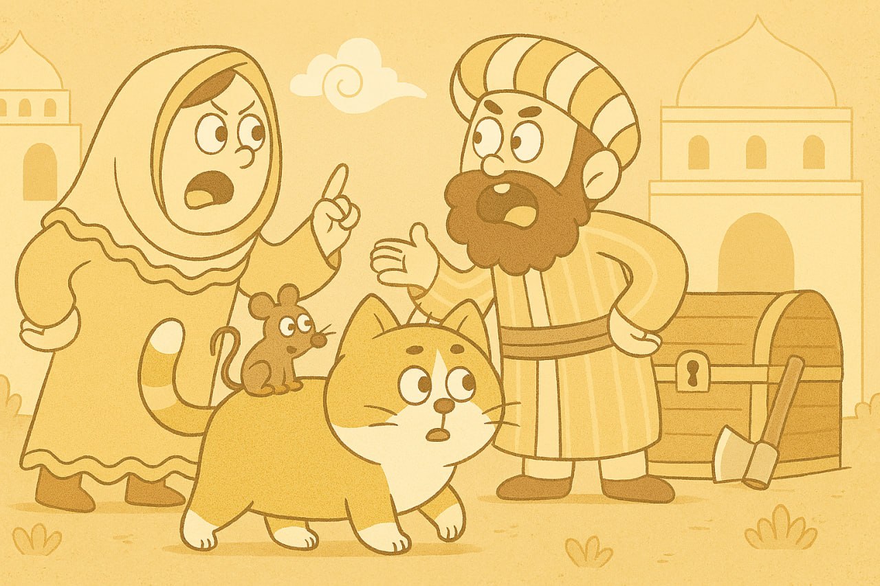 گربه تبر دزد!