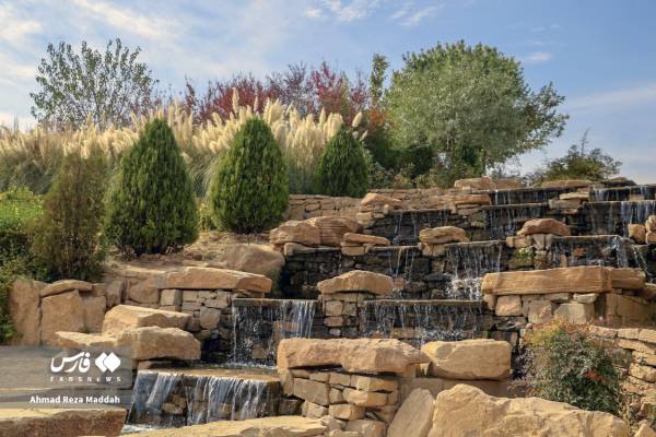 جلوه‌ای از پاییز باغ گل‌های شیراز