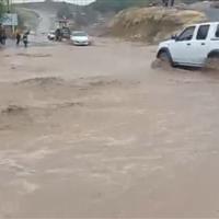 سیلاب وارد منازل ۴۰ خانوار روستای شهرک هزارانی آبدانان شد