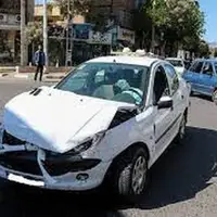 206 بازمانده ی تصادف در کمربندی شیراز