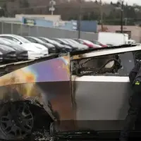 آتشسوزی بزرگ در نمایندگی تسلا