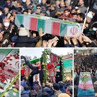 معطر شدن فضای مازندران به عطر شهدای گمنام