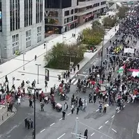 هزاران نفر در بروکسل خواستار محاصره نظامی کامل علیه رژیم صهیونیستی شدند