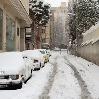 بارش نخستین برف پاییزی در تهران!