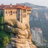 منظره خیره کننده صومعه Panagia Elona در یونان