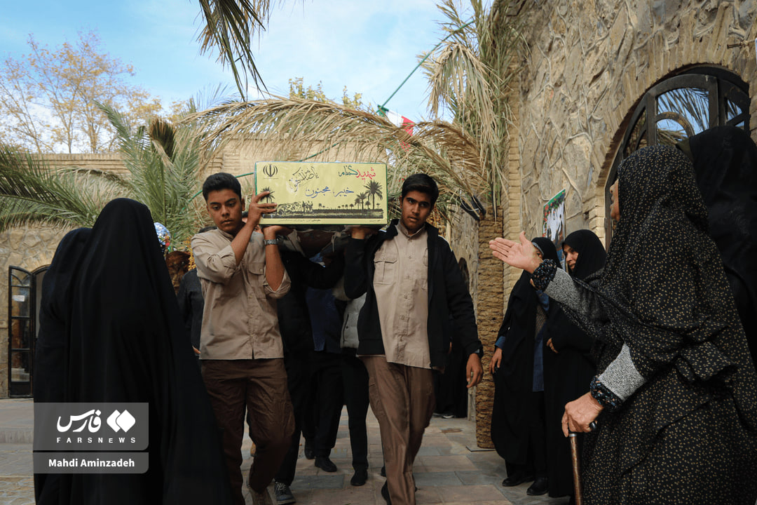 عکس/ استقبال از شهدای گمنام در کرمان