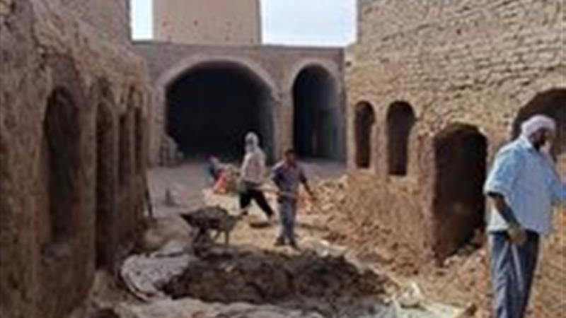 نفس تازه در کالبد قلعه شهرآباد بافق