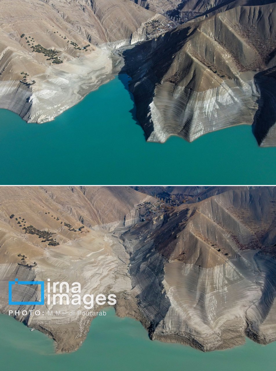 خشکترین وضعیت سد کرج در یک دهه اخیر