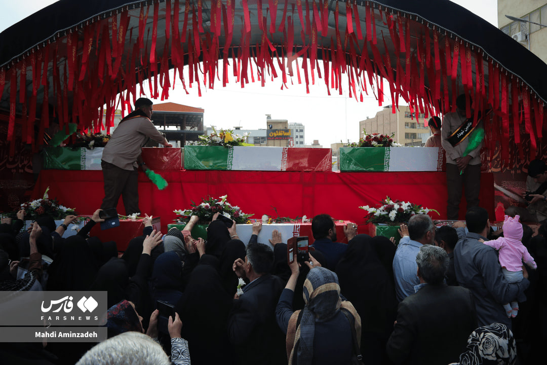 عکس/ استقبال از شهدای گمنام در کرمان